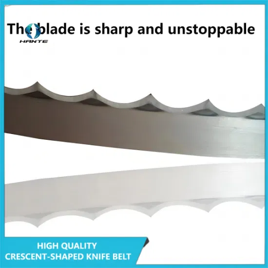Carbon Steel Crescentic Band Saw Blade for Fabrics /Textile /Packaging Material Cutting
